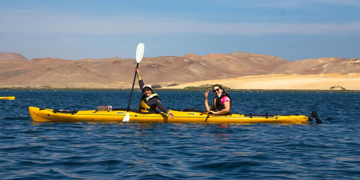 Kayaking Paracas Bay - water sports and coastal views - Peru Bucket List