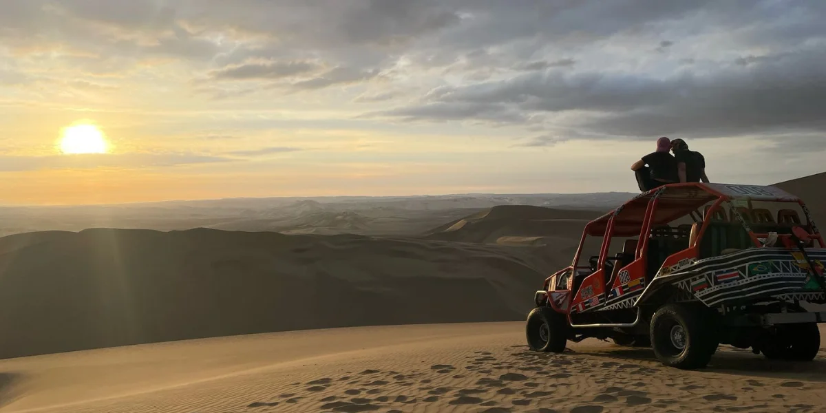 Sunset on Huacachina dunes - Peru Bucket List