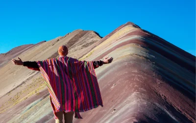 Vinicunca Rainbow Mountain in Cusco, Peru