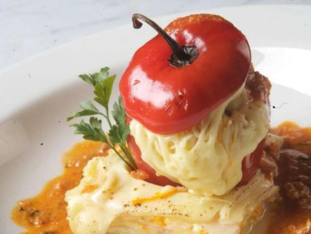 Stuffed rocoto pepper - Peruvian traditional dish - food tour 3 regios - Peru Bucket List