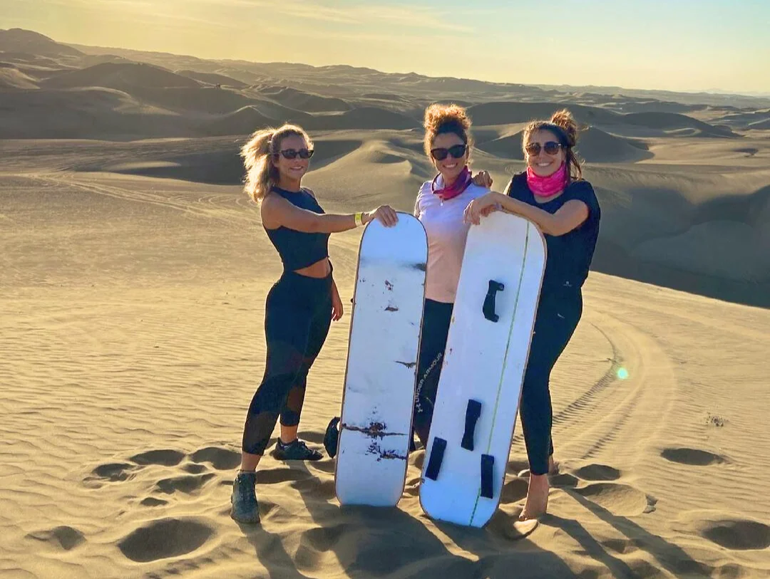 Sandboarding in Huacachina