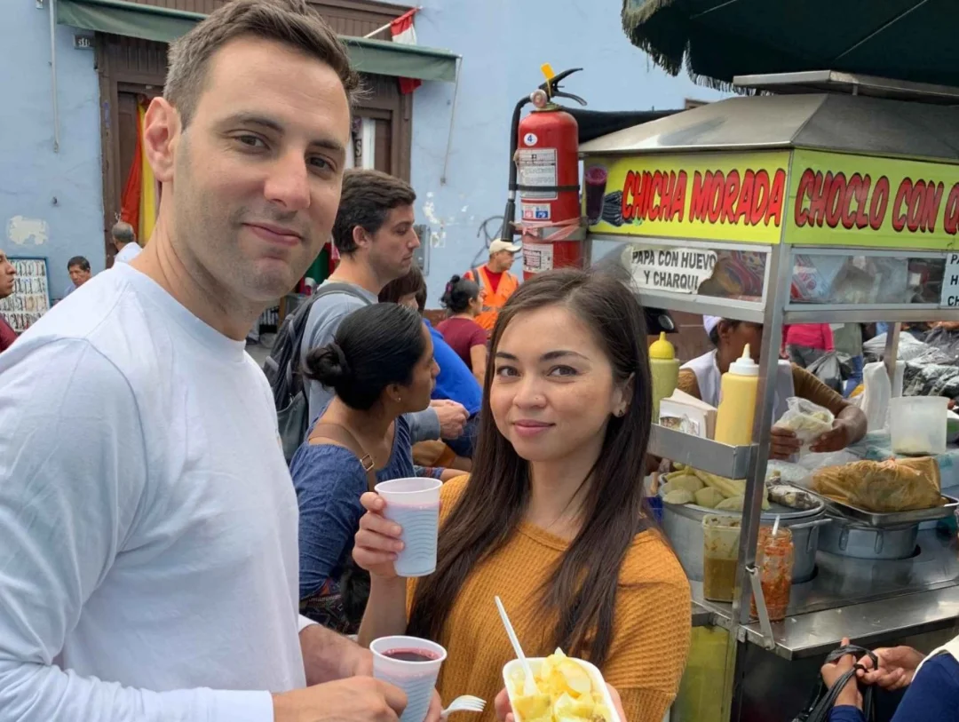 Colorful streets and historic architecture in Barranco, one of Lima’s most iconic cultural districts visited during food and cultural experiences.
