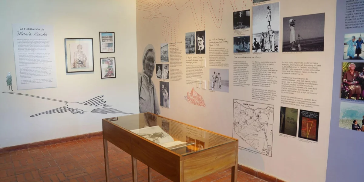 María Reiche Museum in Nazca, Peru, displaying artifacts and information about the Nazca Lines